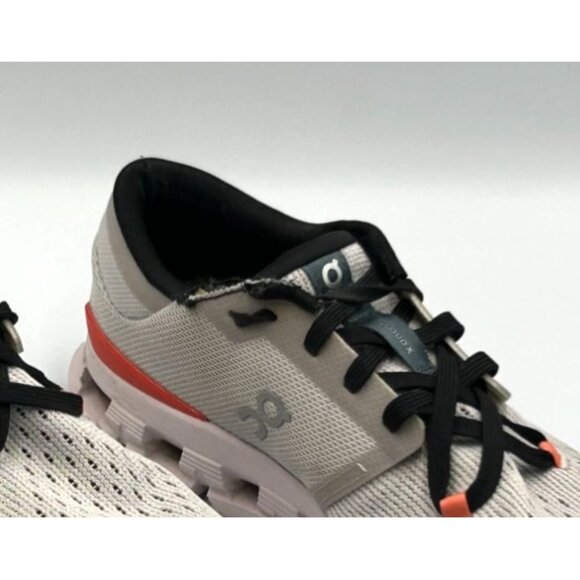 On Cloud Women's Gray/Coral X 4 Lightweight Athletic Running Shoes Sz  7.5 3021 - Picture 4 of 16